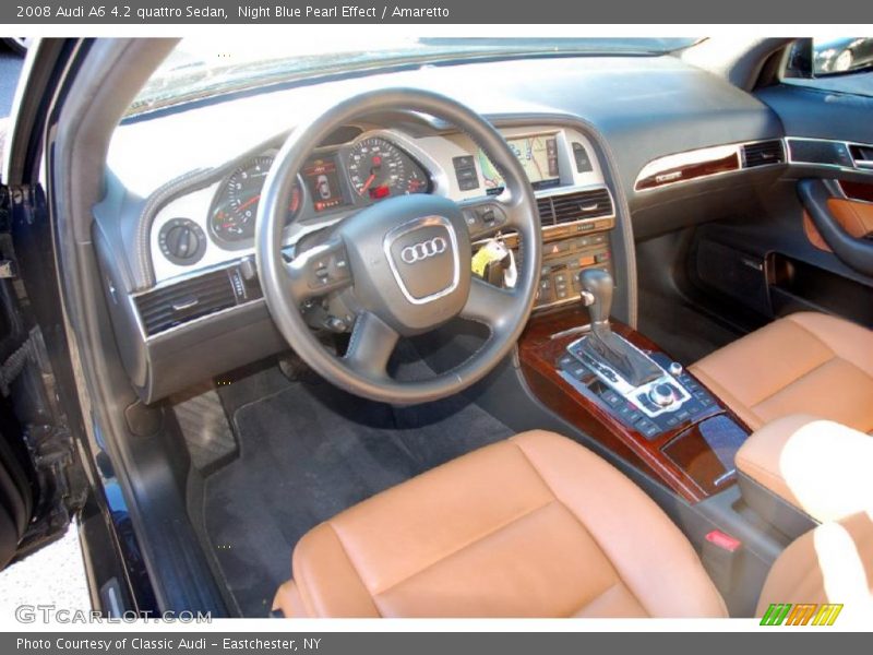 Night Blue Pearl Effect / Amaretto 2008 Audi A6 4.2 quattro Sedan