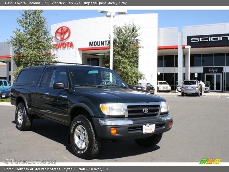 Imperial Jade Mica / Gray 1999 Toyota Tacoma TRD Extended Cab 4x4
