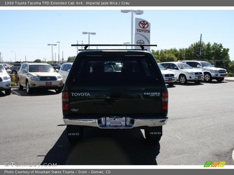 Imperial Jade Mica / Gray 1999 Toyota Tacoma TRD Extended Cab 4x4