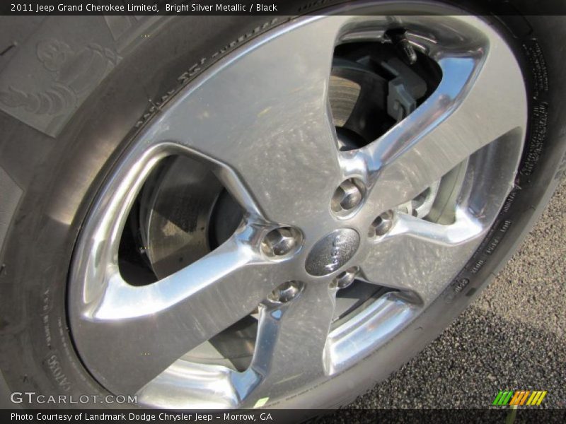 Bright Silver Metallic / Black 2011 Jeep Grand Cherokee Limited