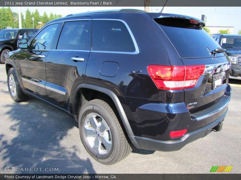 Blackberry Pearl / Black 2011 Jeep Grand Cherokee Limited
