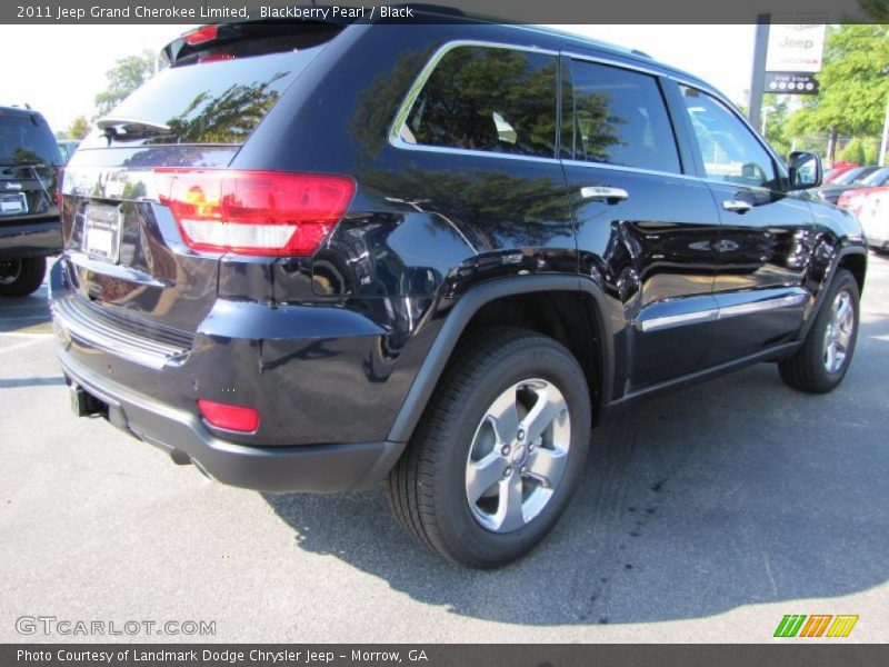 Blackberry Pearl / Black 2011 Jeep Grand Cherokee Limited