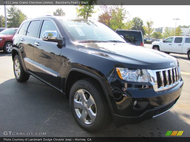 Blackberry Pearl / Black 2011 Jeep Grand Cherokee Limited