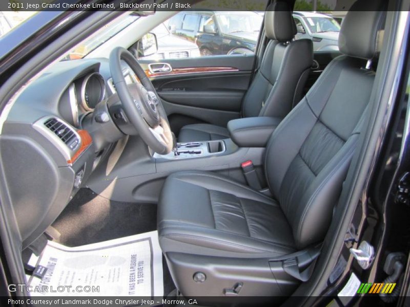 Blackberry Pearl / Black 2011 Jeep Grand Cherokee Limited
