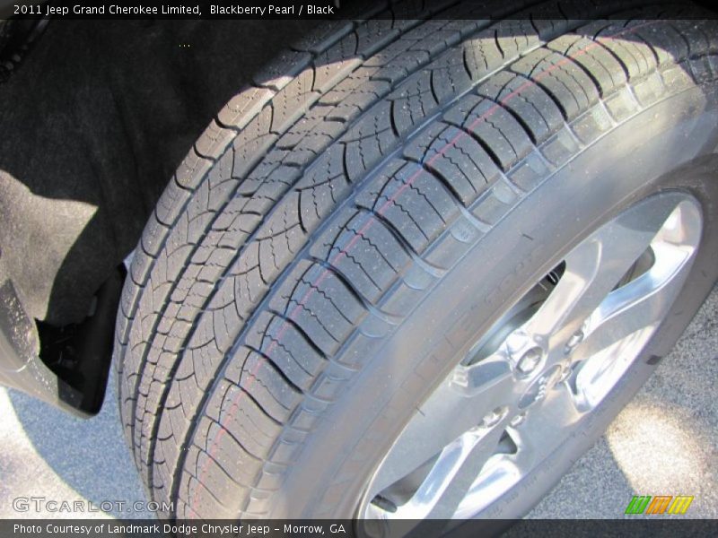 Blackberry Pearl / Black 2011 Jeep Grand Cherokee Limited
