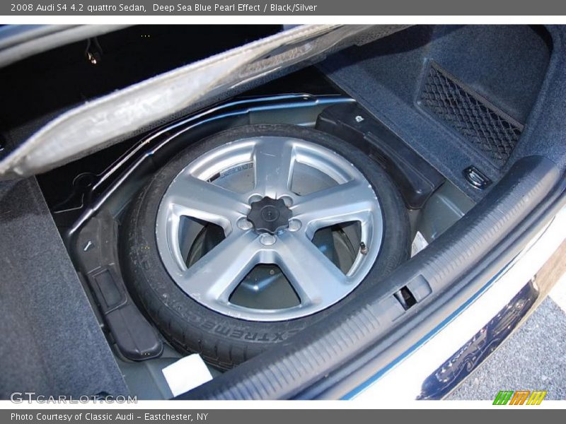 Deep Sea Blue Pearl Effect / Black/Silver 2008 Audi S4 4.2 quattro Sedan