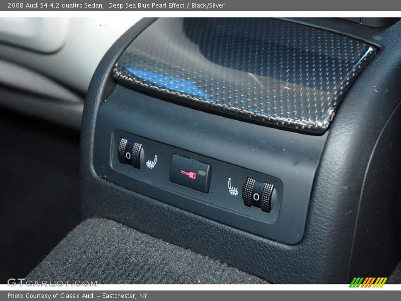 Deep Sea Blue Pearl Effect / Black/Silver 2008 Audi S4 4.2 quattro Sedan