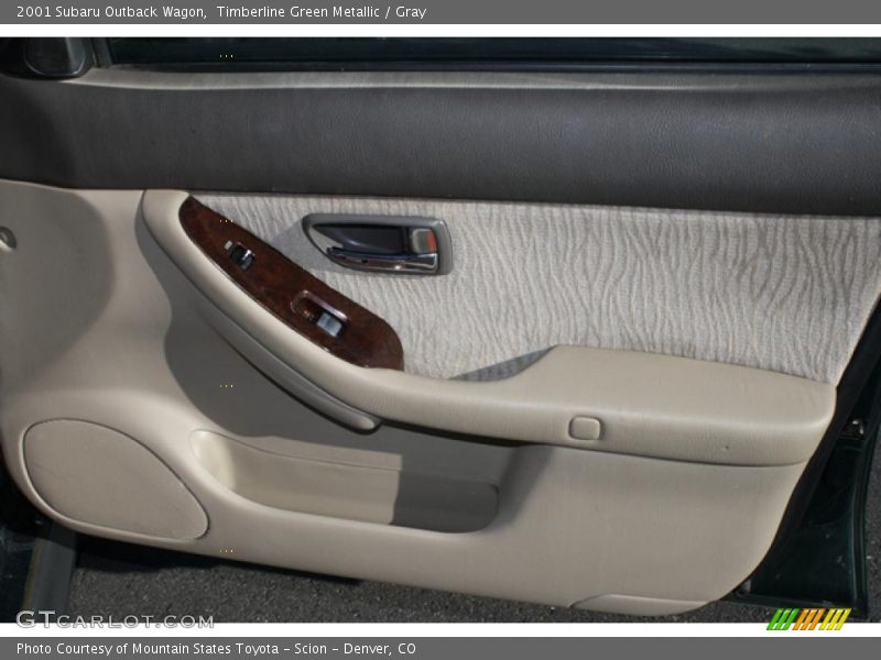 Timberline Green Metallic / Gray 2001 Subaru Outback Wagon