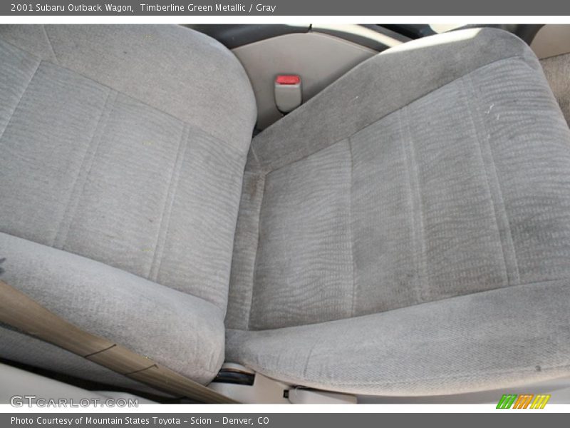 Timberline Green Metallic / Gray 2001 Subaru Outback Wagon