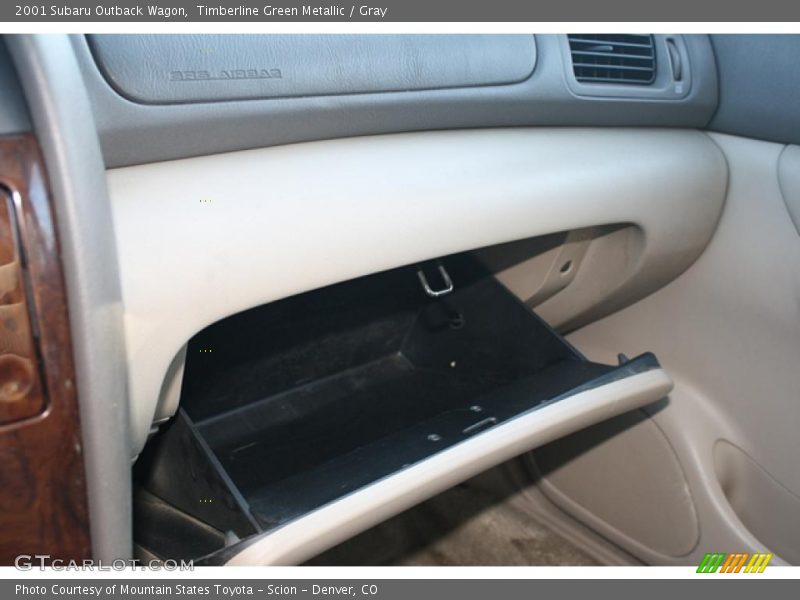 Timberline Green Metallic / Gray 2001 Subaru Outback Wagon
