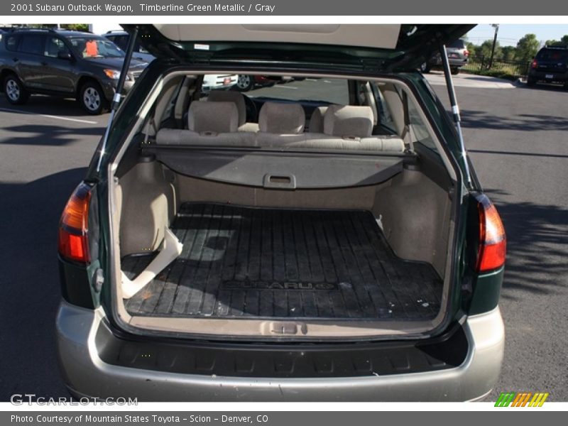 Timberline Green Metallic / Gray 2001 Subaru Outback Wagon