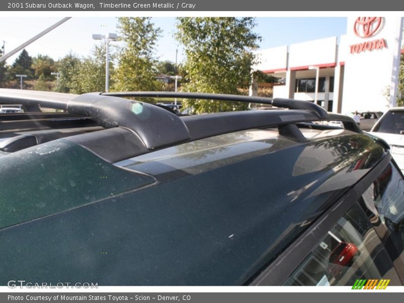 Timberline Green Metallic / Gray 2001 Subaru Outback Wagon