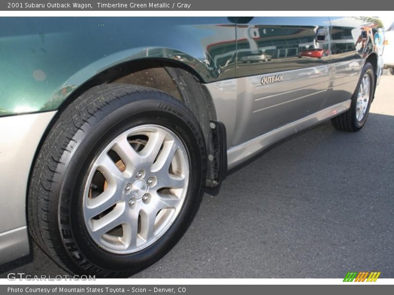 Timberline Green Metallic / Gray 2001 Subaru Outback Wagon