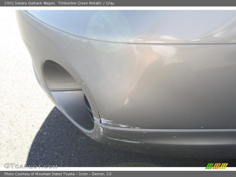 Timberline Green Metallic / Gray 2001 Subaru Outback Wagon