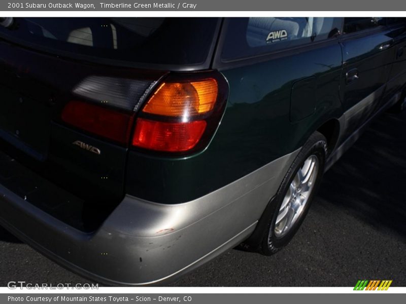 Timberline Green Metallic / Gray 2001 Subaru Outback Wagon