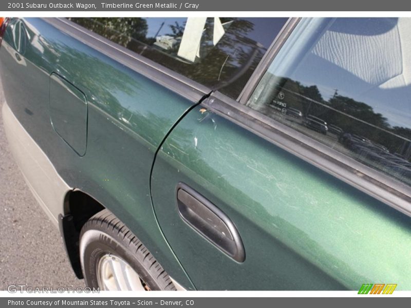 Timberline Green Metallic / Gray 2001 Subaru Outback Wagon