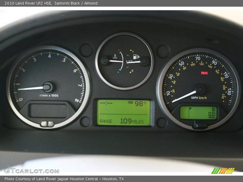 Santorini Black / Almond 2010 Land Rover LR2 HSE