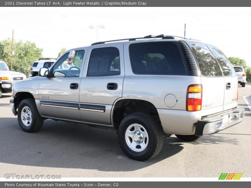 Light Pewter Metallic / Graphite/Medium Gray 2001 Chevrolet Tahoe LT 4x4