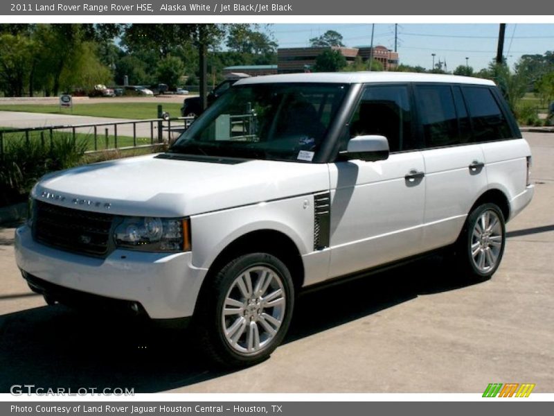 Alaska White / Jet Black/Jet Black 2011 Land Rover Range Rover HSE