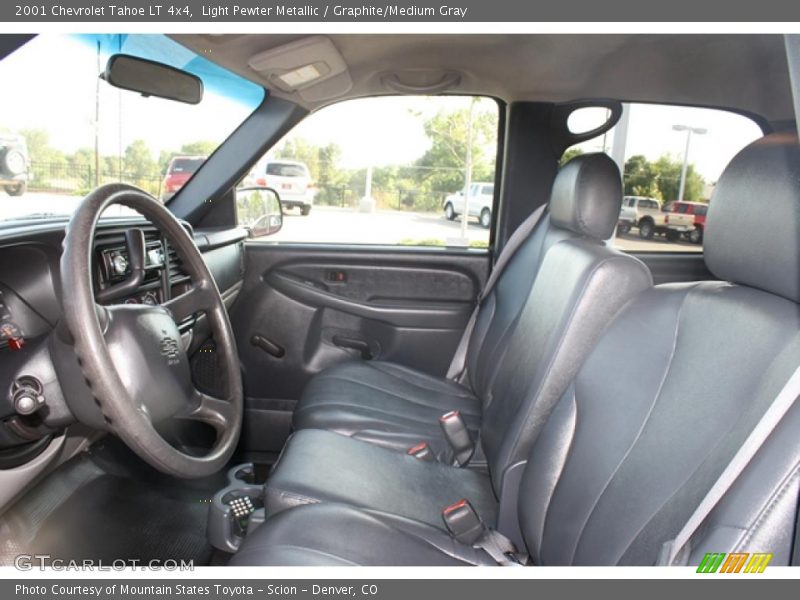 Light Pewter Metallic / Graphite/Medium Gray 2001 Chevrolet Tahoe LT 4x4