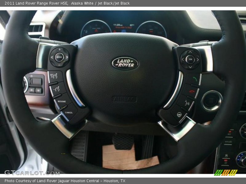 Alaska White / Jet Black/Jet Black 2011 Land Rover Range Rover HSE