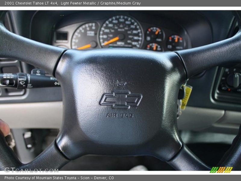 Light Pewter Metallic / Graphite/Medium Gray 2001 Chevrolet Tahoe LT 4x4