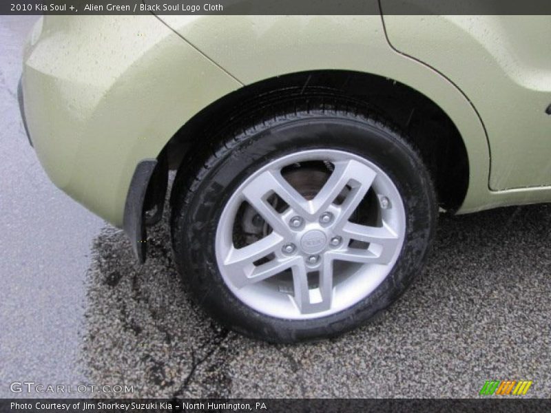 Alien Green / Black Soul Logo Cloth 2010 Kia Soul +