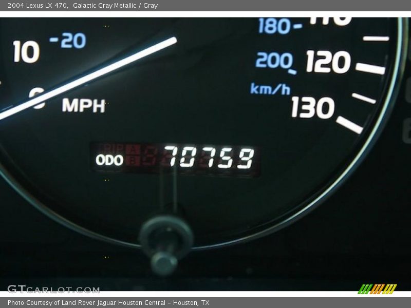 Galactic Gray Metallic / Gray 2004 Lexus LX 470
