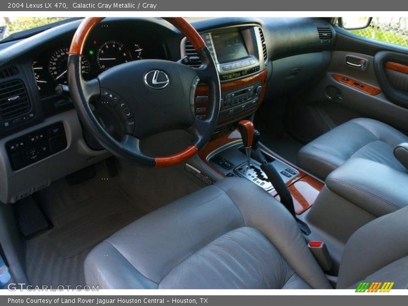 Galactic Gray Metallic / Gray 2004 Lexus LX 470