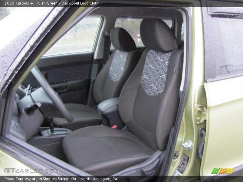 Alien Green / Black Soul Logo Cloth 2010 Kia Soul +