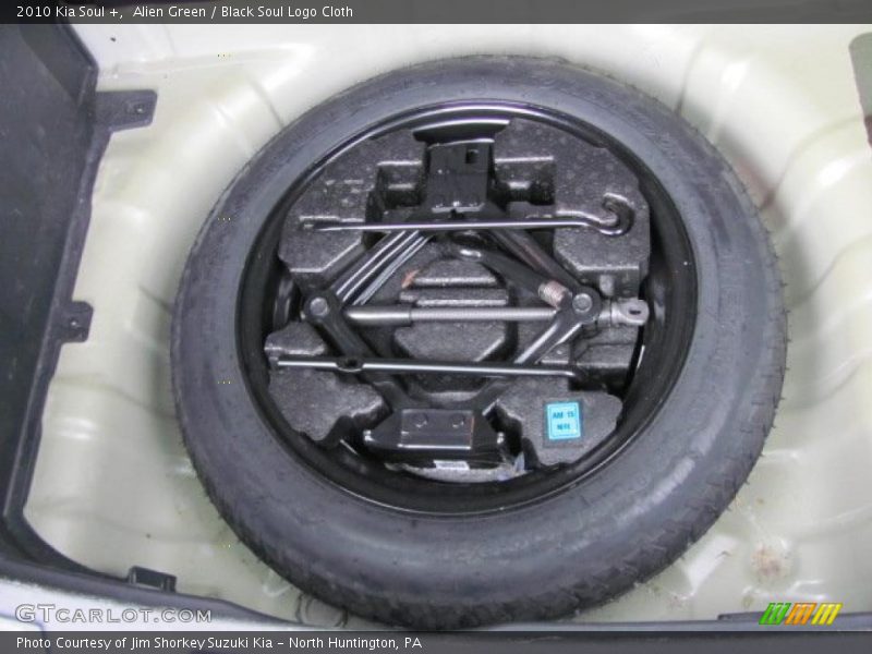 Alien Green / Black Soul Logo Cloth 2010 Kia Soul +