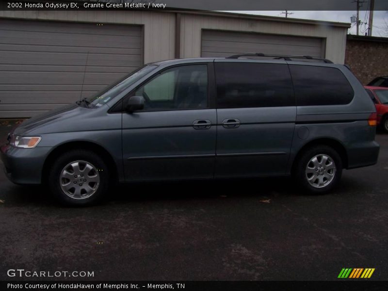 Granite Green Metallic / Ivory 2002 Honda Odyssey EX