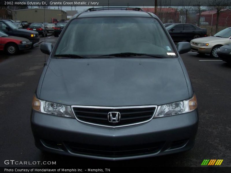 Granite Green Metallic / Ivory 2002 Honda Odyssey EX