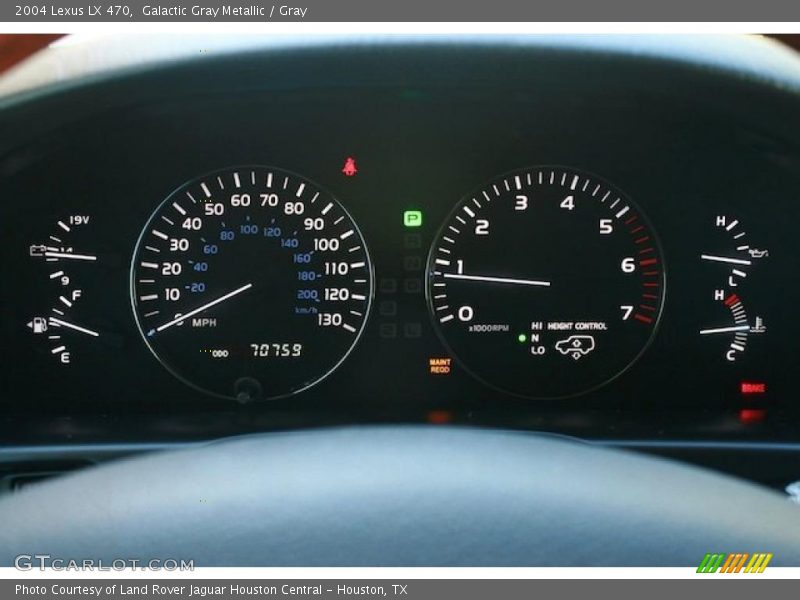 Galactic Gray Metallic / Gray 2004 Lexus LX 470