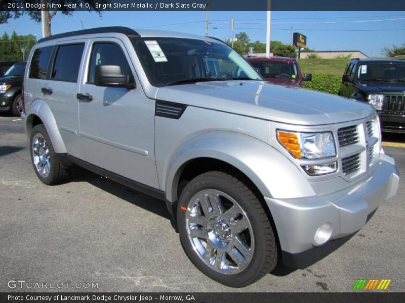 Bright Silver Metallic / Dark Slate Gray 2011 Dodge Nitro Heat 4.0