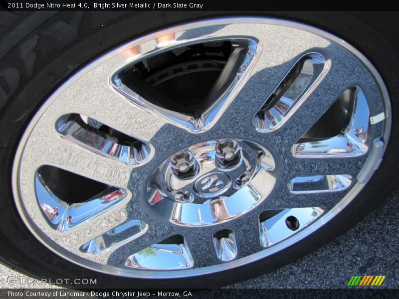 Bright Silver Metallic / Dark Slate Gray 2011 Dodge Nitro Heat 4.0