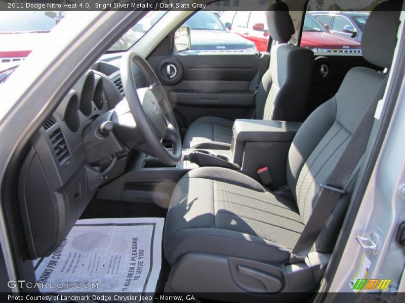 Bright Silver Metallic / Dark Slate Gray 2011 Dodge Nitro Heat 4.0