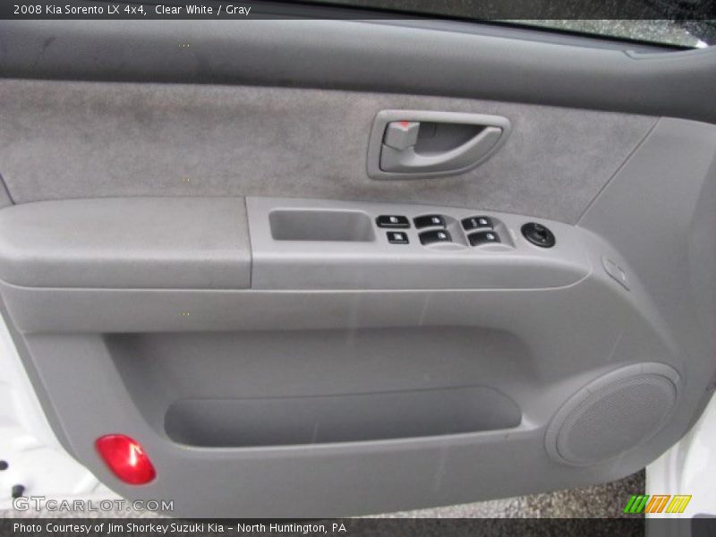 Clear White / Gray 2008 Kia Sorento LX 4x4