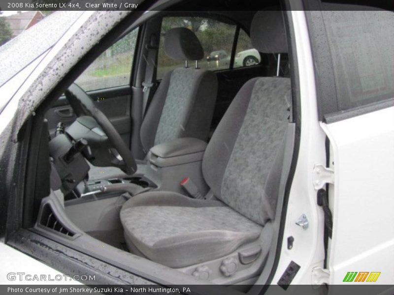 Clear White / Gray 2008 Kia Sorento LX 4x4