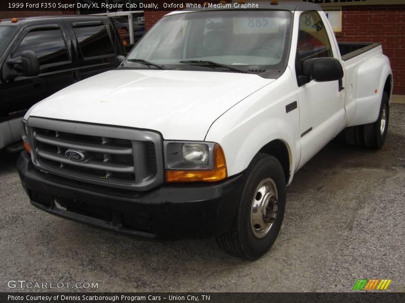 Oxford White / Medium Graphite 1999 Ford F350 Super Duty XL Regular Cab Dually