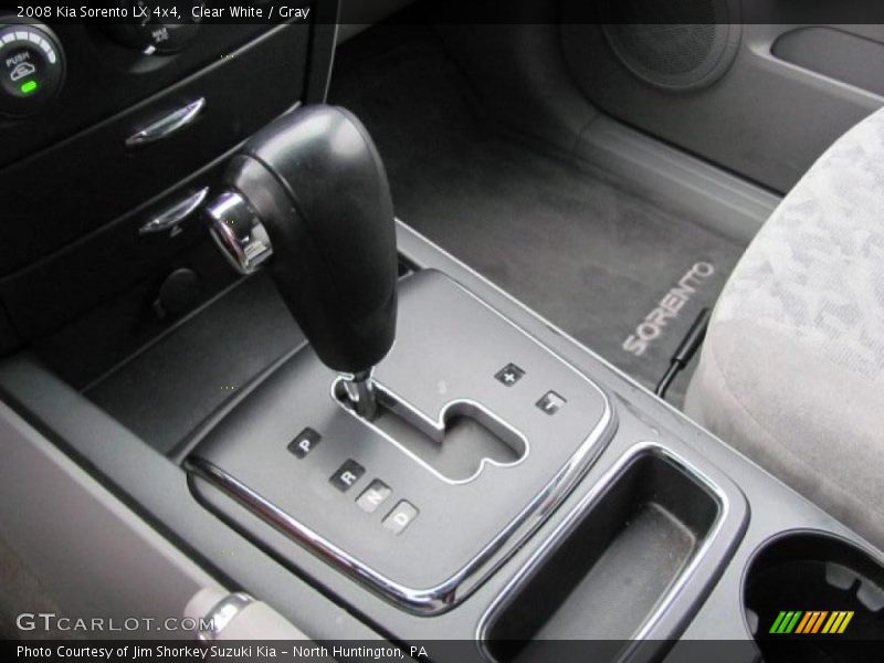 Clear White / Gray 2008 Kia Sorento LX 4x4