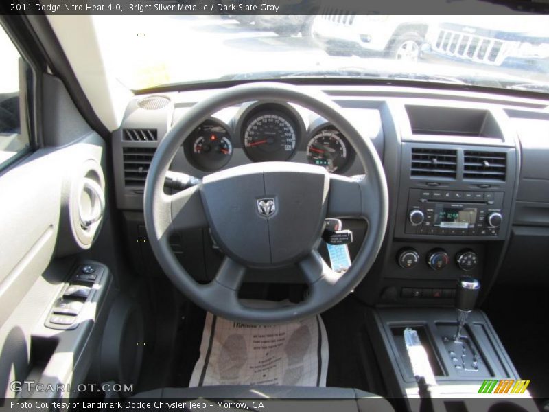 Bright Silver Metallic / Dark Slate Gray 2011 Dodge Nitro Heat 4.0