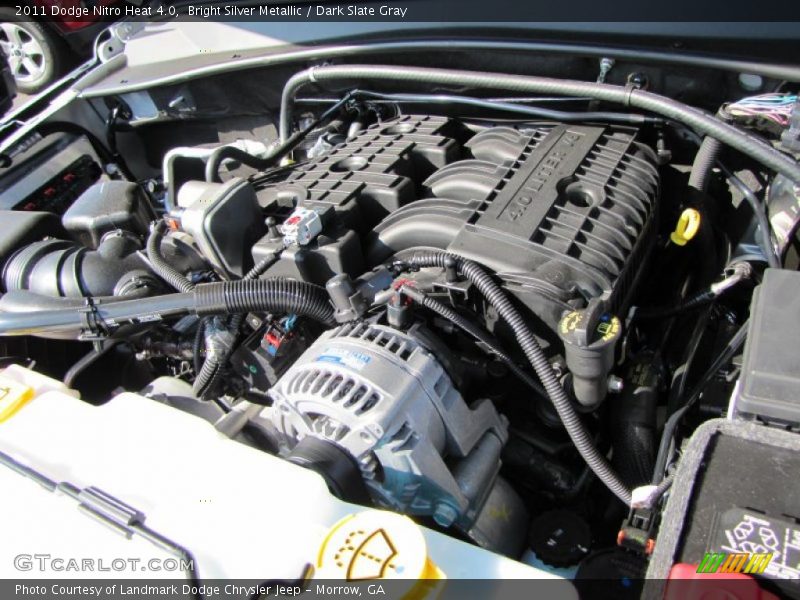 Bright Silver Metallic / Dark Slate Gray 2011 Dodge Nitro Heat 4.0
