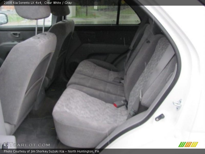 Clear White / Gray 2008 Kia Sorento LX 4x4