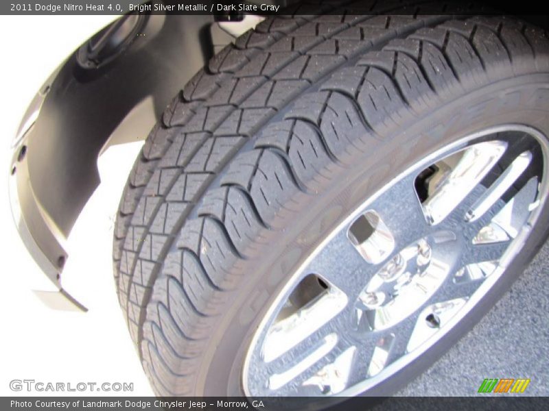 Bright Silver Metallic / Dark Slate Gray 2011 Dodge Nitro Heat 4.0