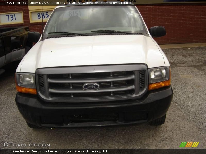 Oxford White / Medium Graphite 1999 Ford F350 Super Duty XL Regular Cab Dually