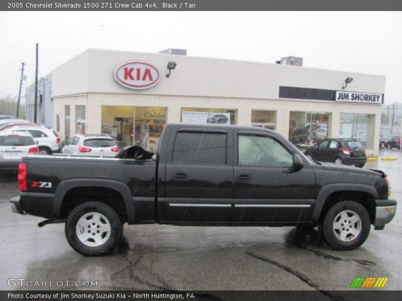 Black / Tan 2005 Chevrolet Silverado 1500 Z71 Crew Cab 4x4