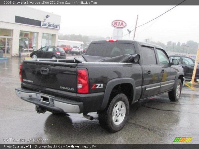 Black / Tan 2005 Chevrolet Silverado 1500 Z71 Crew Cab 4x4