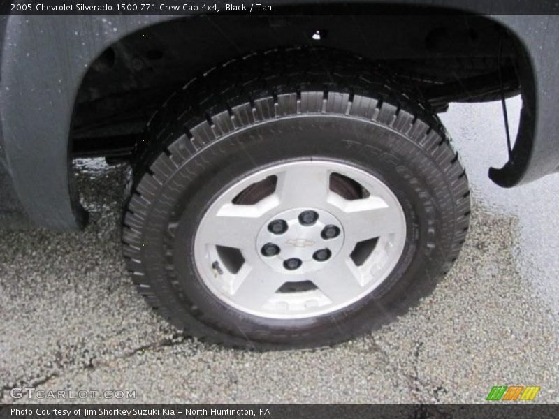 Black / Tan 2005 Chevrolet Silverado 1500 Z71 Crew Cab 4x4