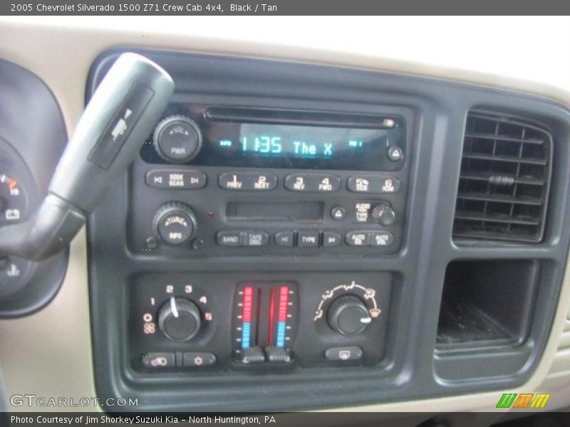 Black / Tan 2005 Chevrolet Silverado 1500 Z71 Crew Cab 4x4